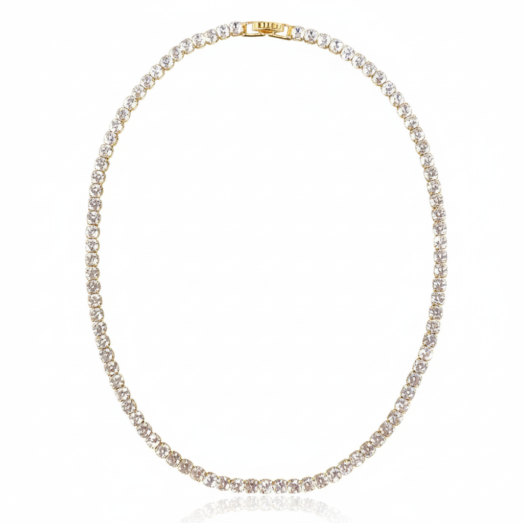 Ic’d Tennis Necklace