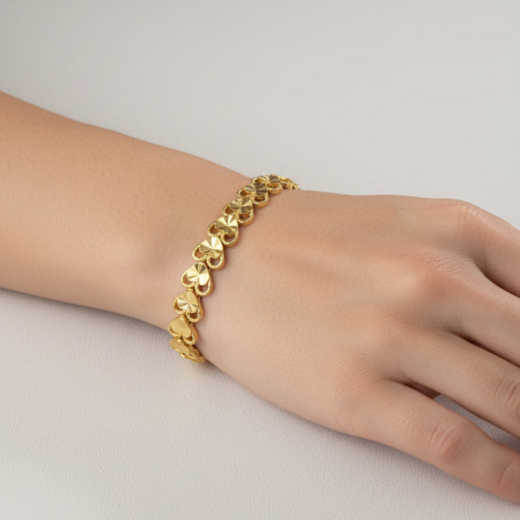 Nugget Heart Bracelet