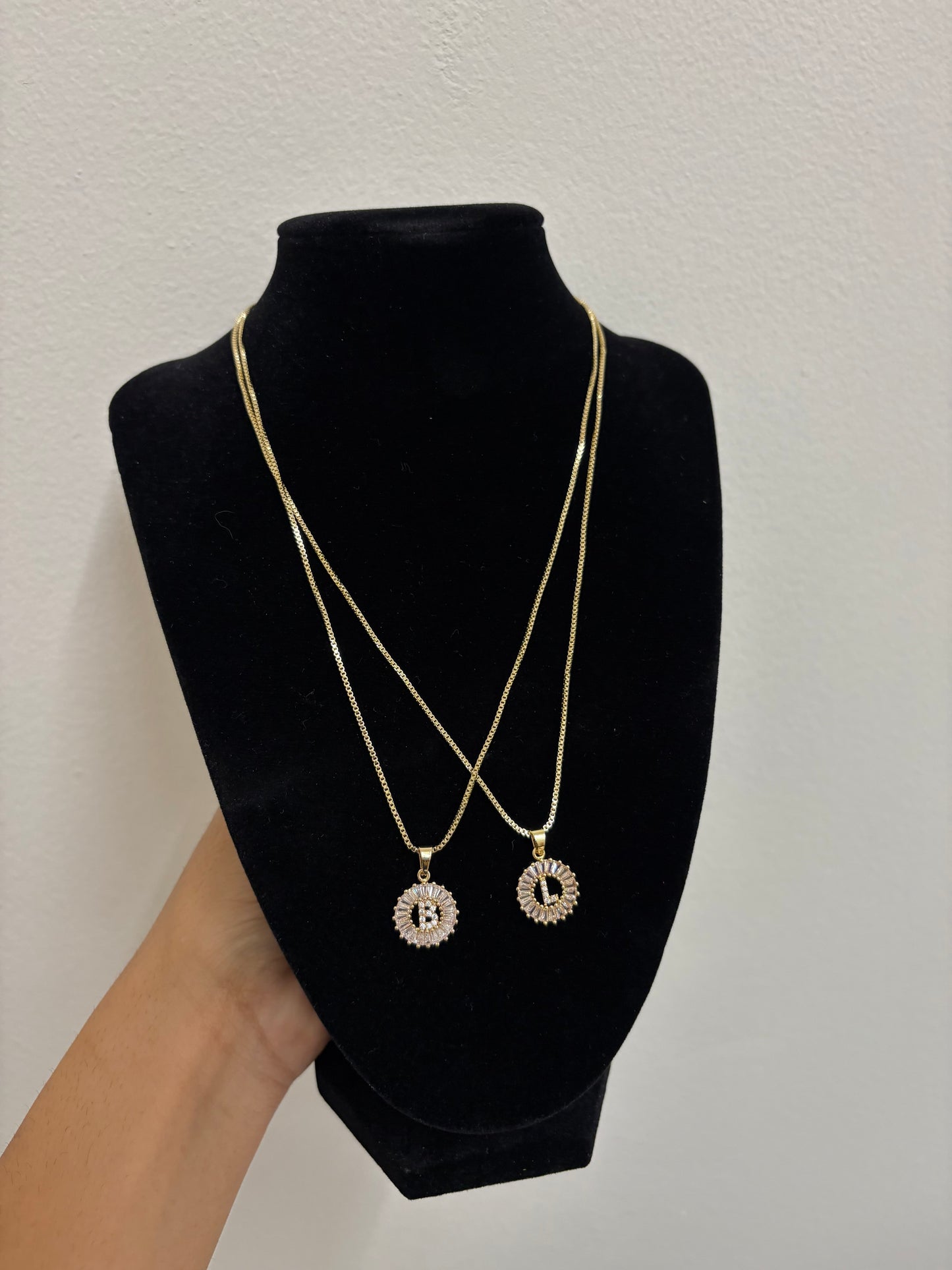 Ic’d Initial Necklace