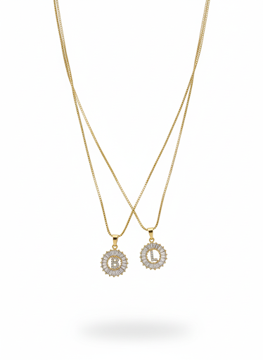 Ic’d Initial Necklace