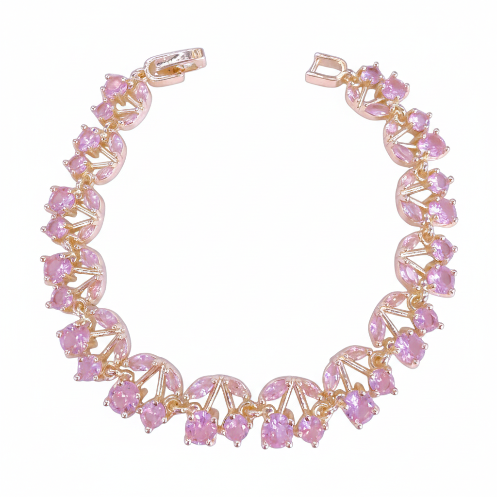 Diamond Cherry Bracelet