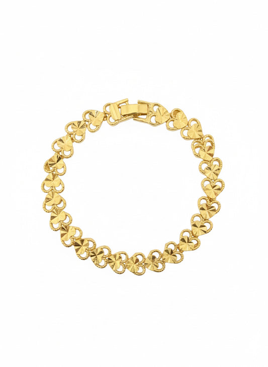 Nugget Heart Bracelet